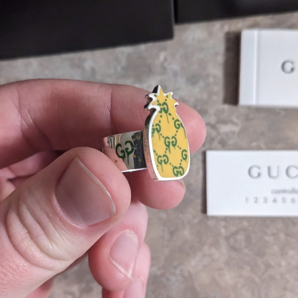 New Gucci pineapple ring